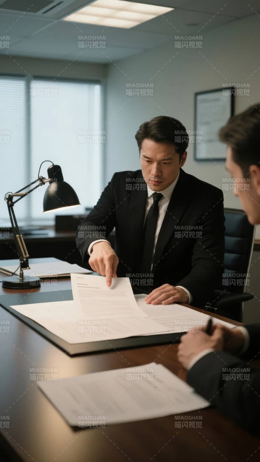 商务洽谈现场图片