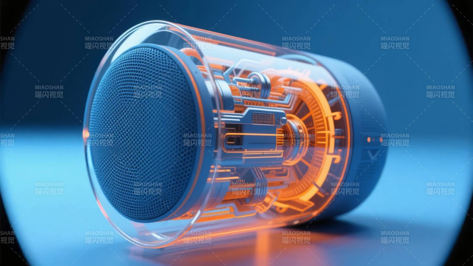 透明音箱内部结构图片