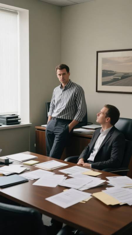 办公室里的对话图片