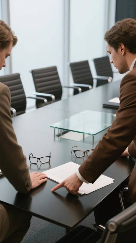 商务洽谈现场图片