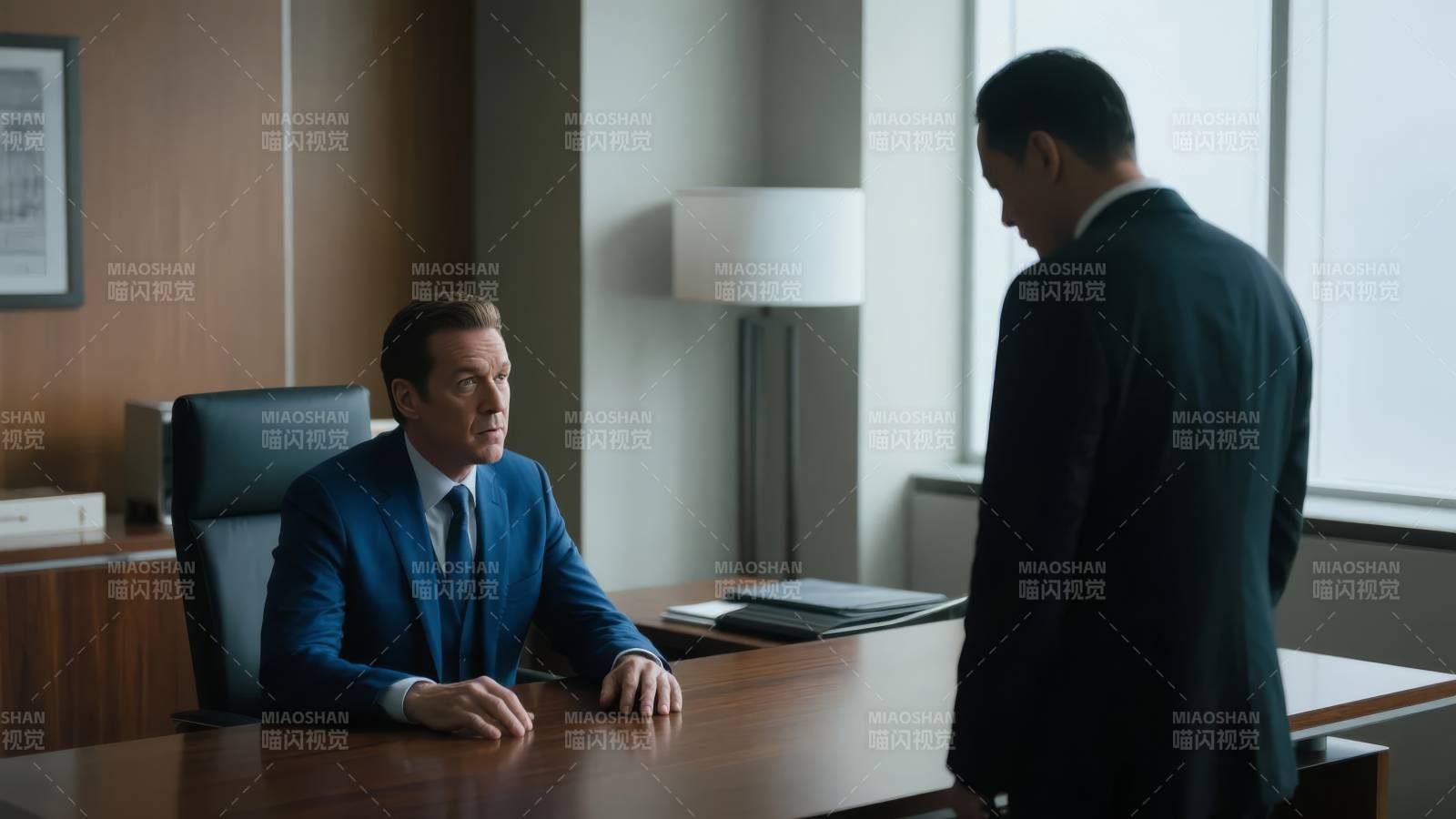 办公室对话场景图片