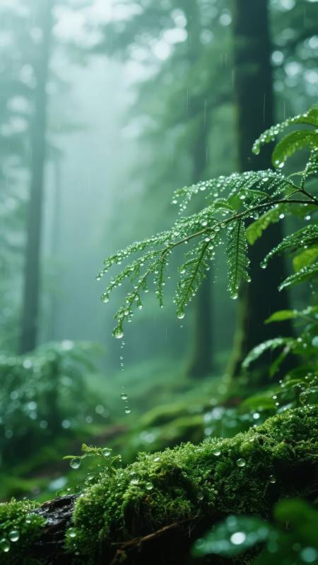 雨林滴翠图片