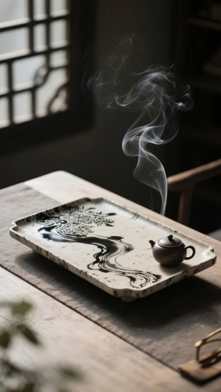 茶烟袅袅 静谧时光图片