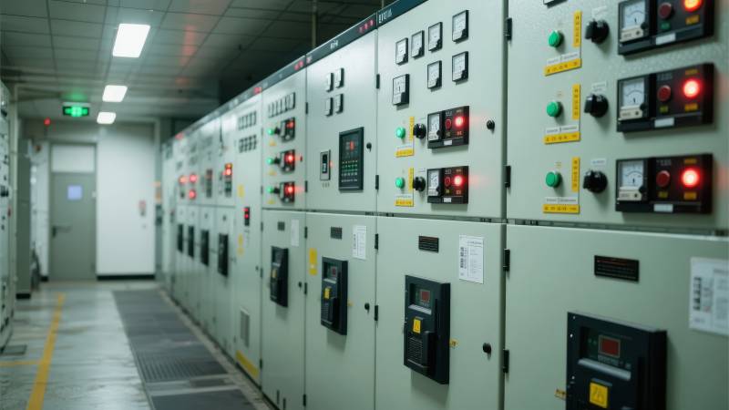 电力控制室内部设备图片