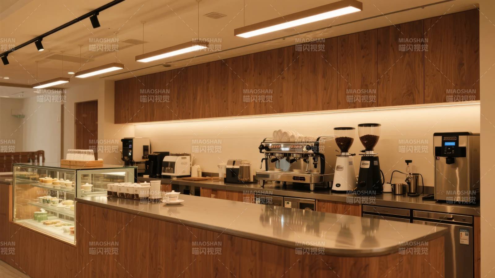 现代咖啡店内部装潢图片