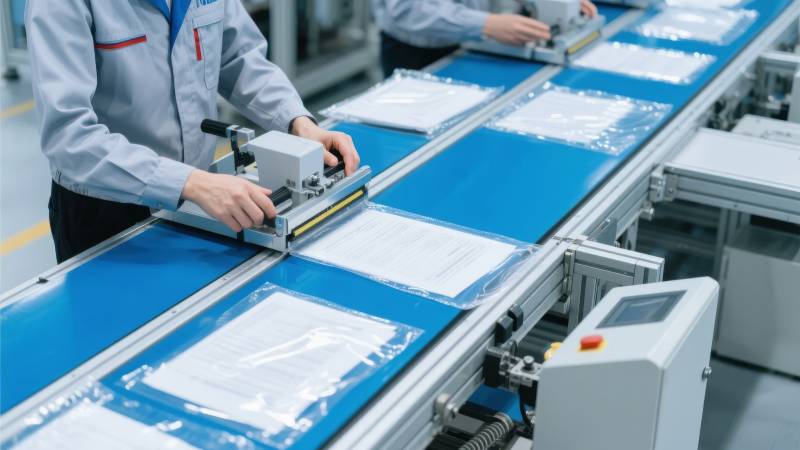 自动化生产线作业图片