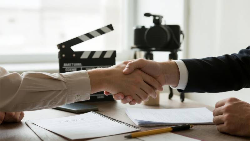 合作签约现场图片