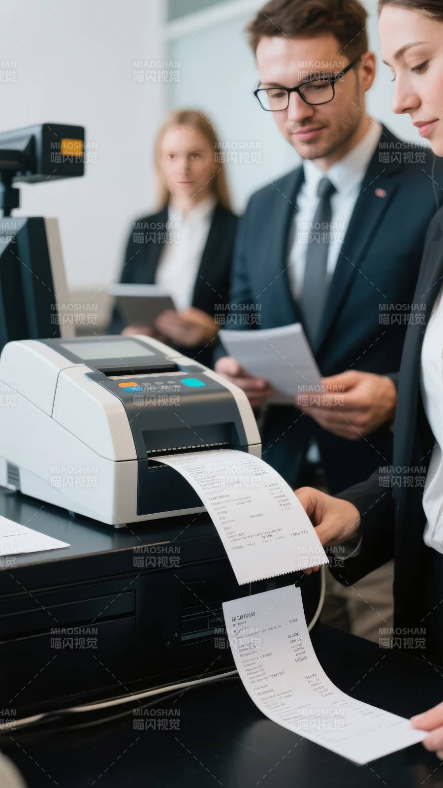 办公打印场景图片