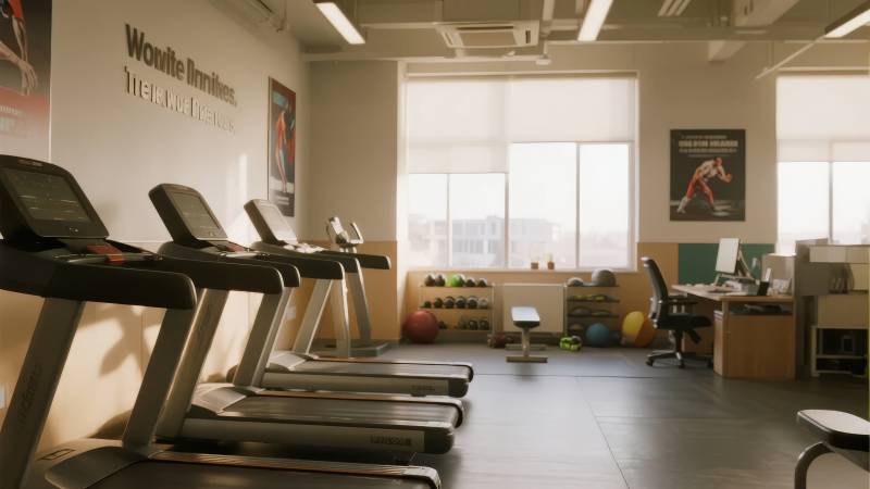 健身房内景图片