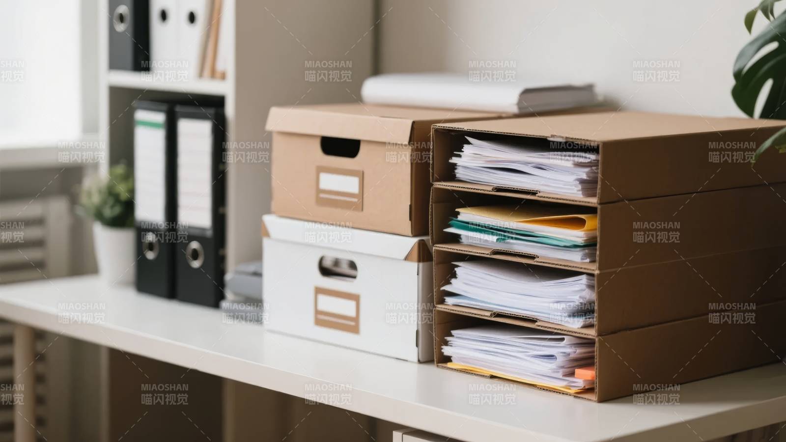 整洁办公桌面图片