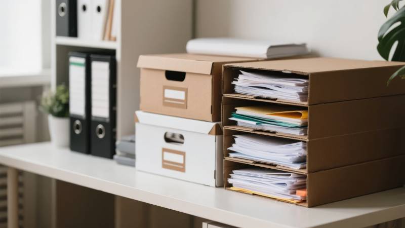 整洁办公桌面图片