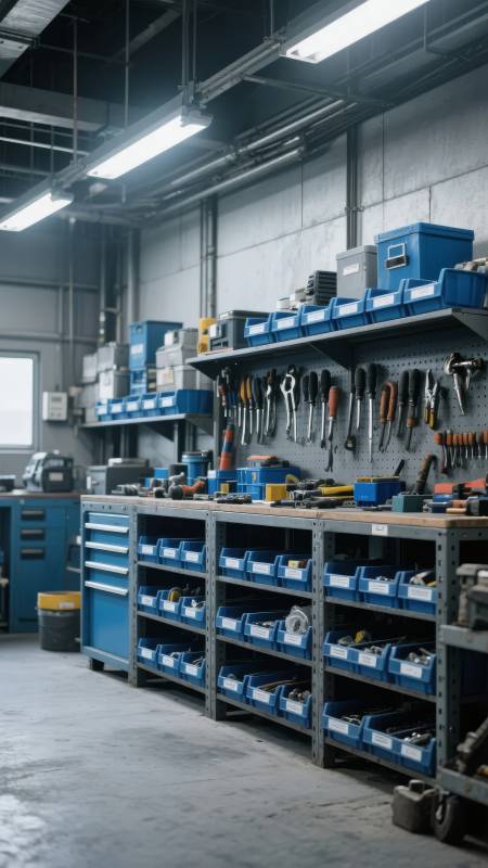 整洁有序的工具间图片