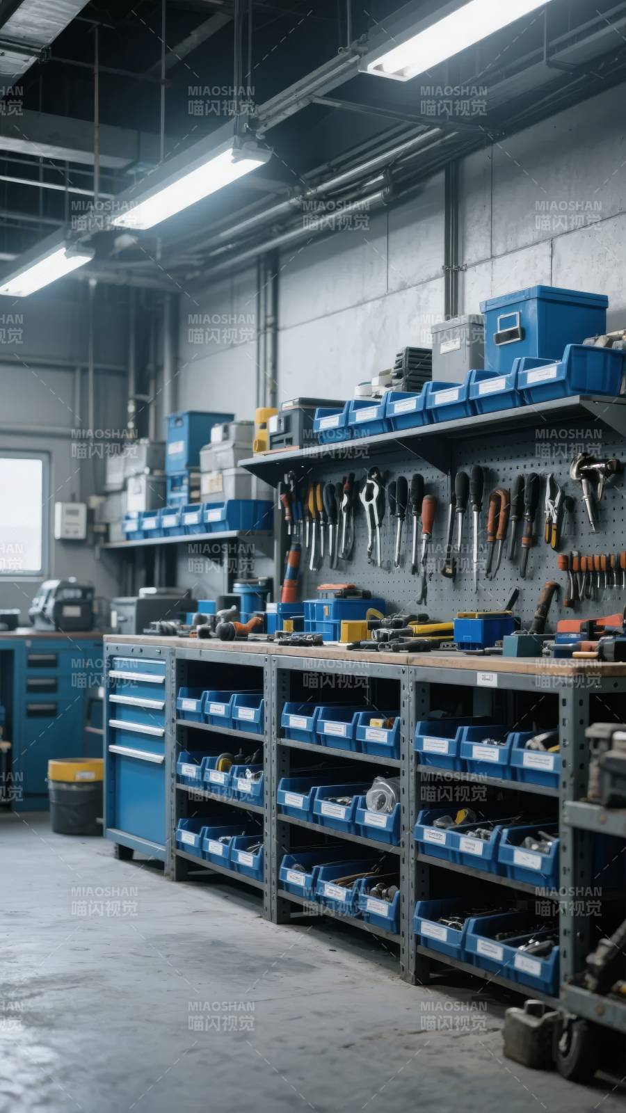 整洁有序的工具间图片