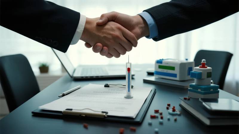 握手合作 共谋发展图片