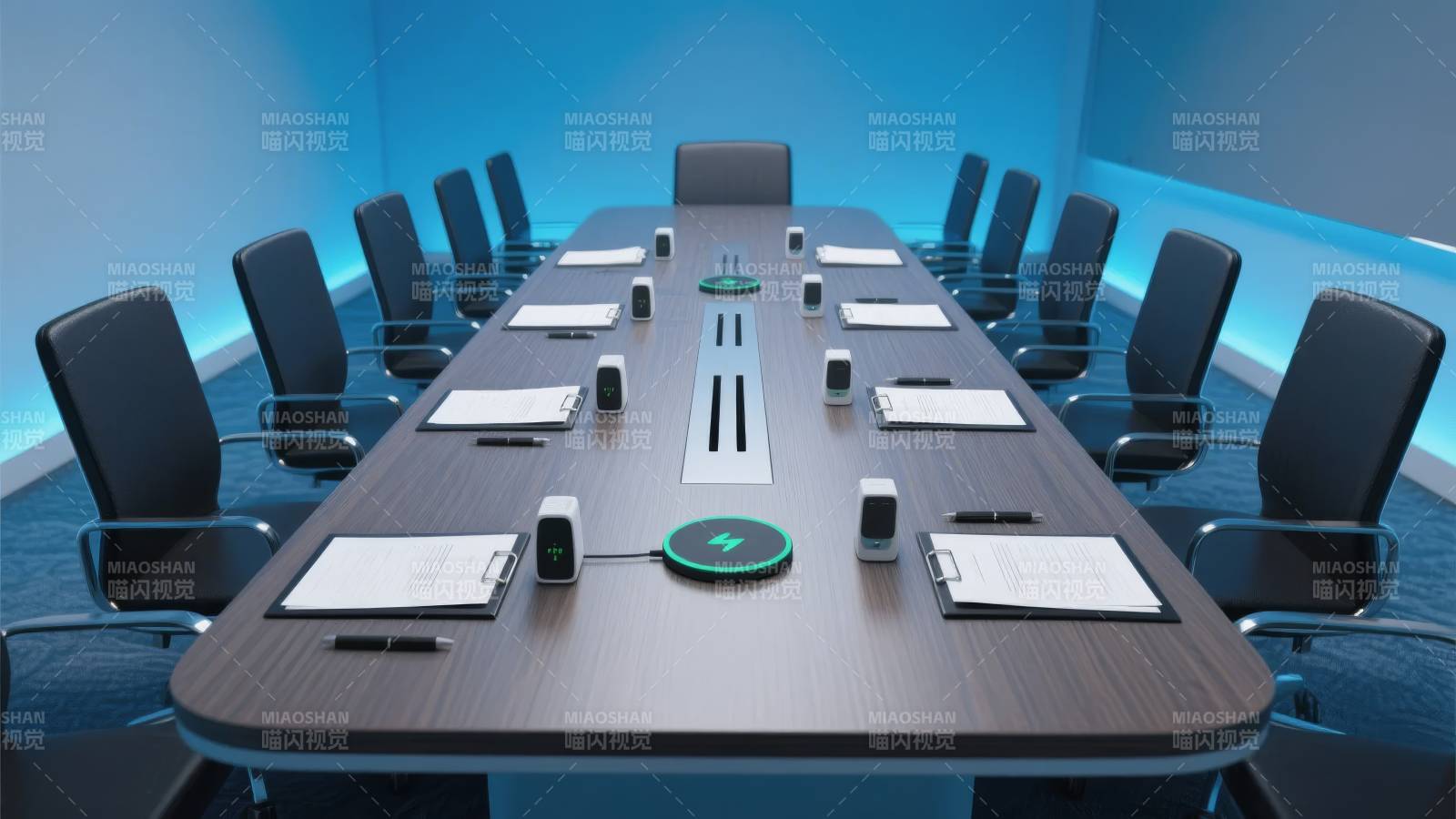 现代会议室场景图片