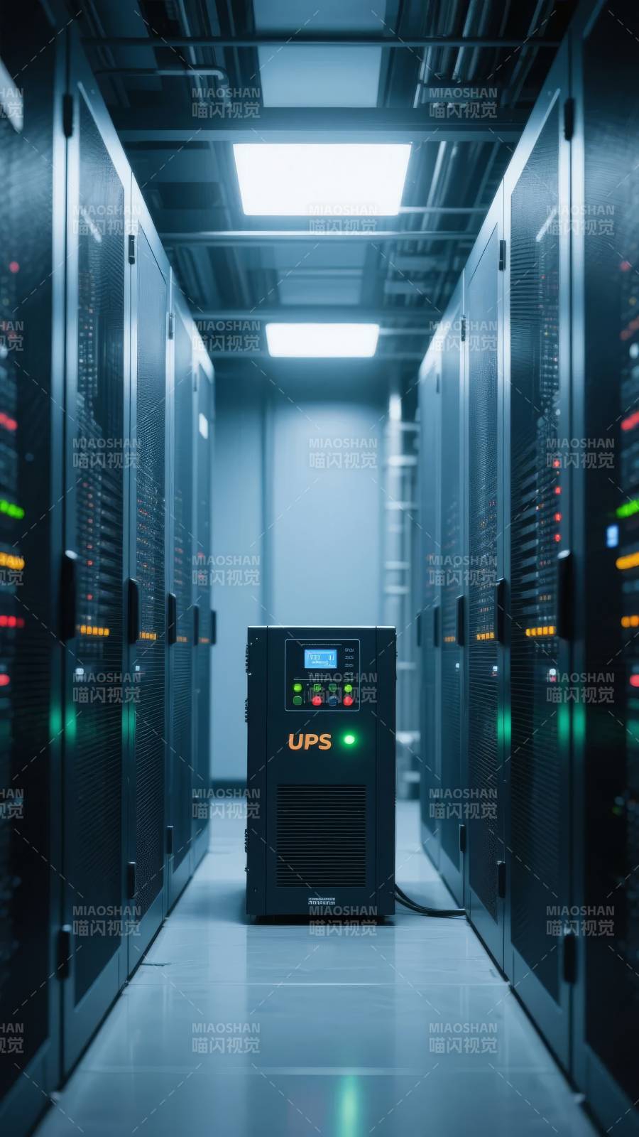 数据中心 UPS 供电图片