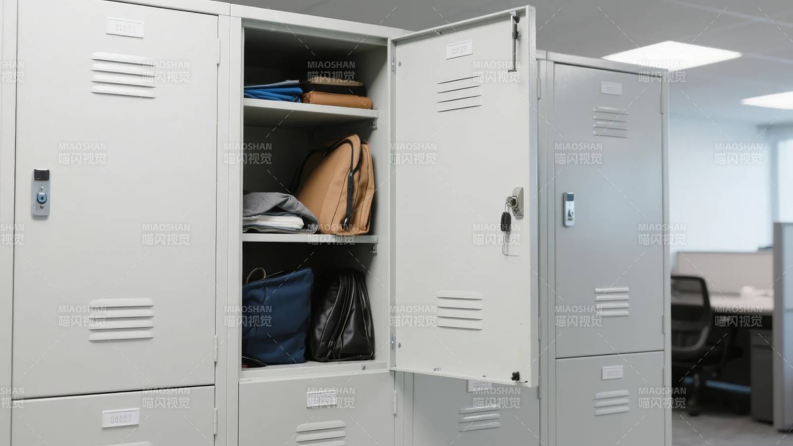 办公室储物柜图片