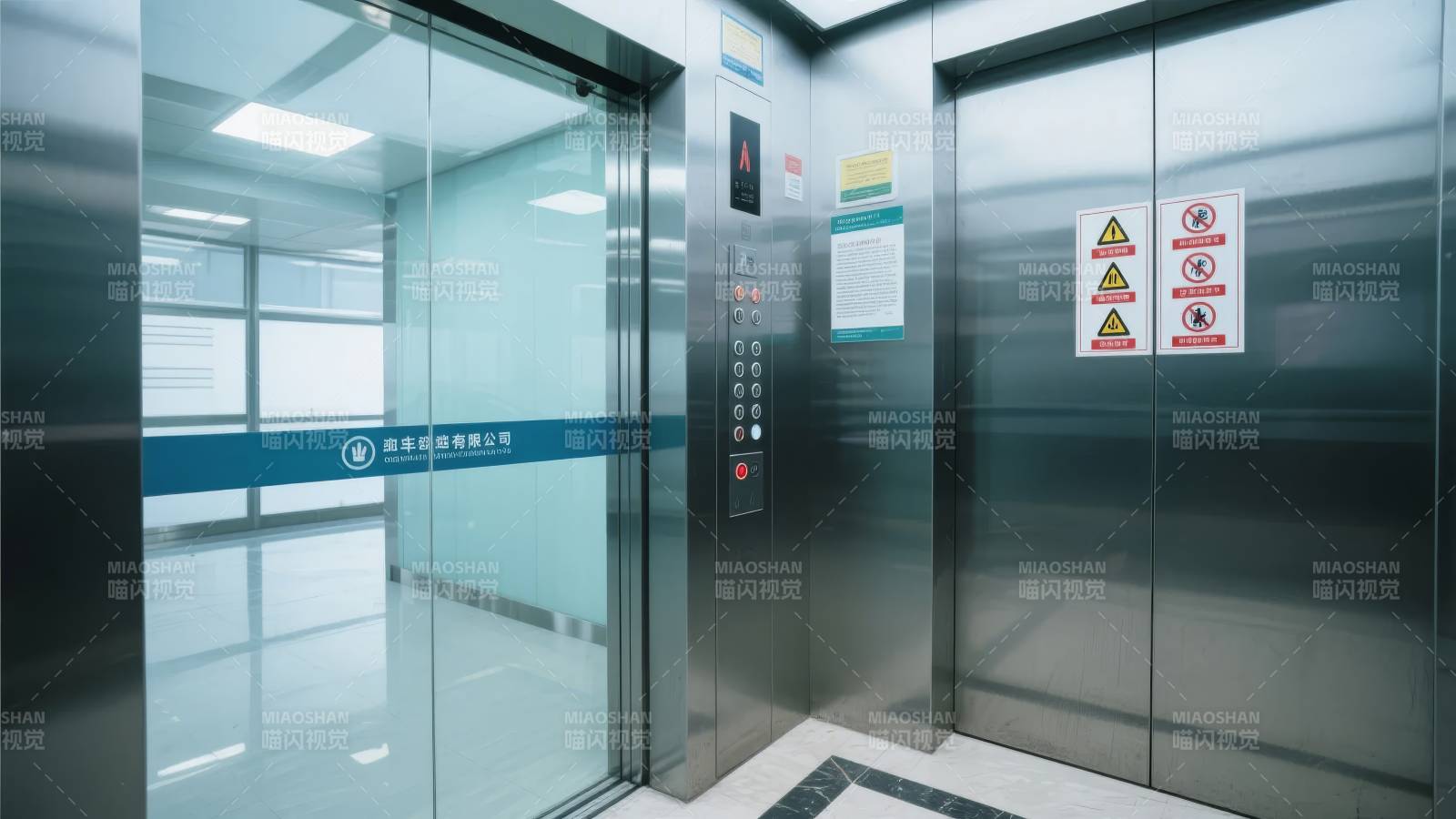 现代电梯入口图片