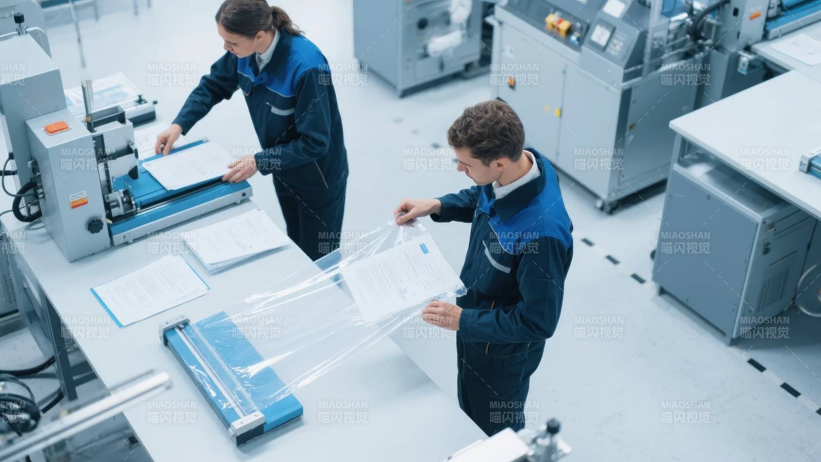 工厂工人操作设备图片