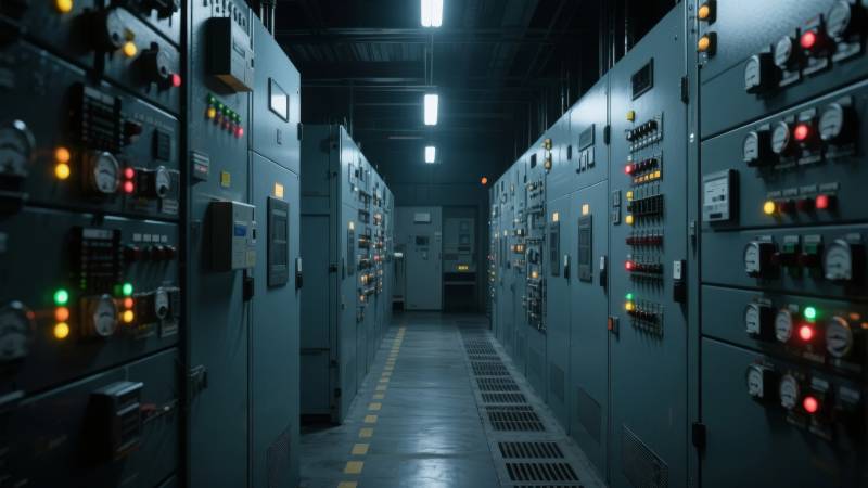 工业控制室内部图片