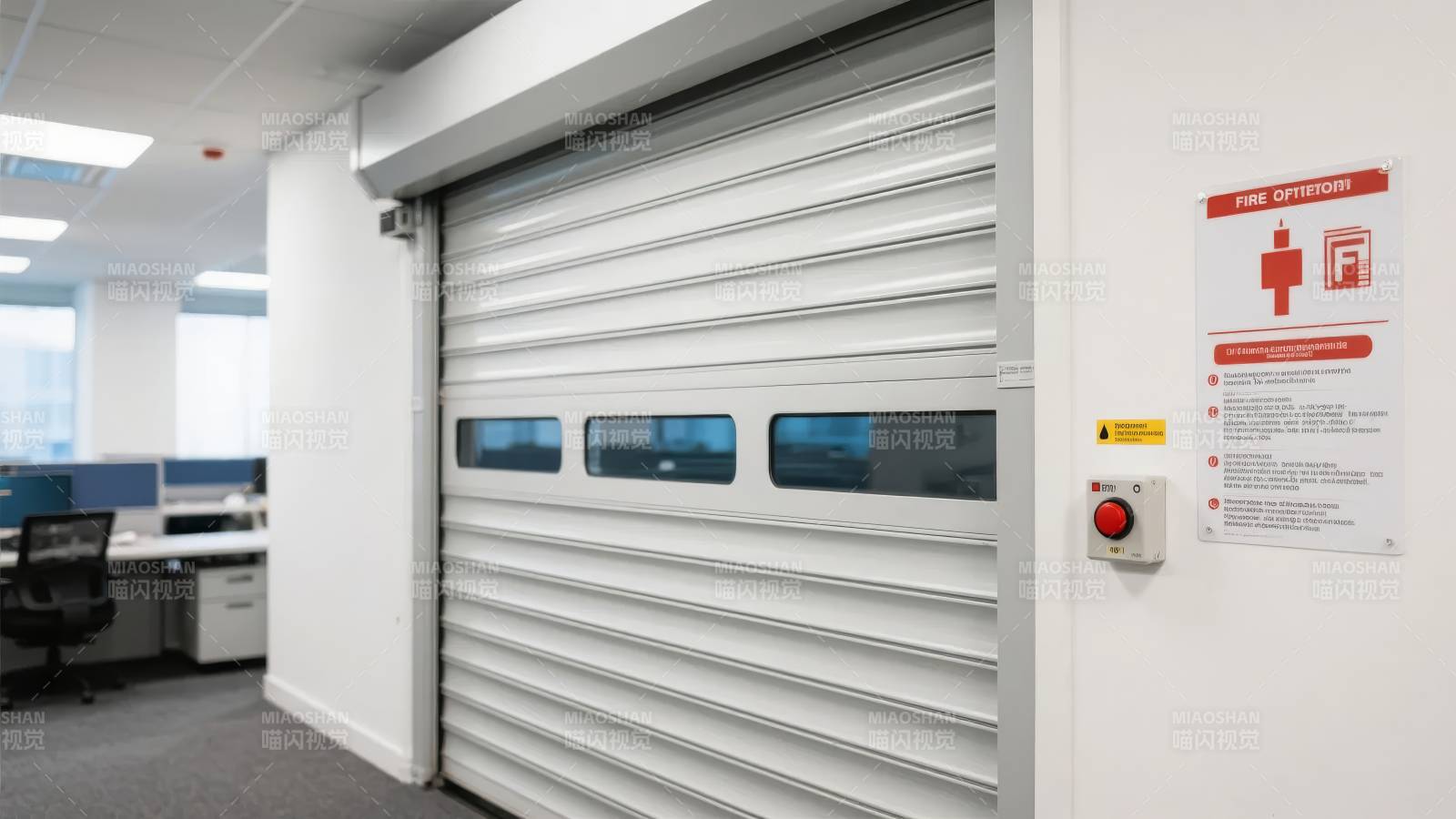 办公室卷帘门图片