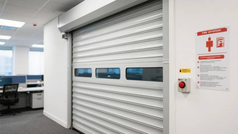 办公室卷帘门图片