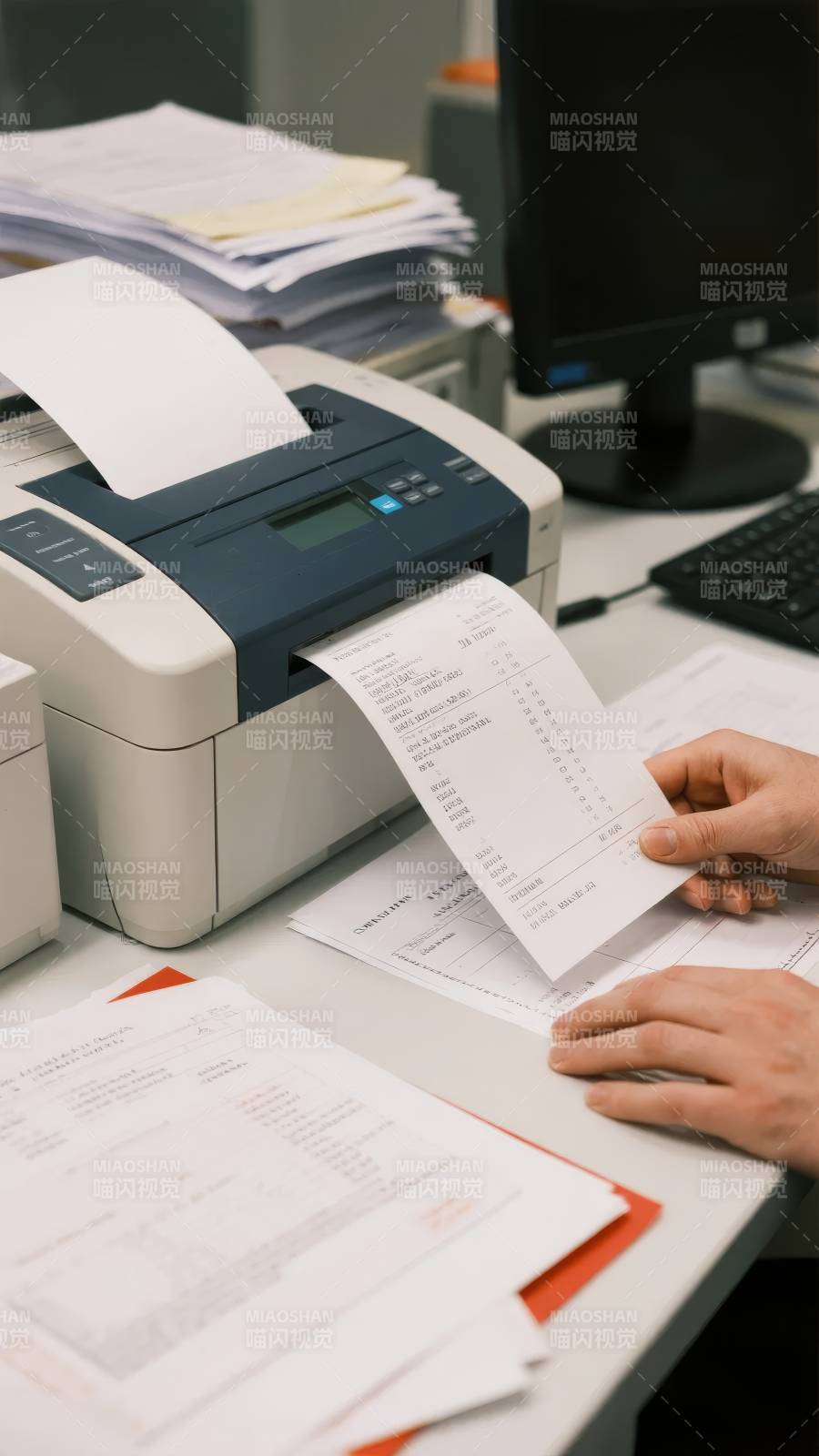 办公打印场景图片