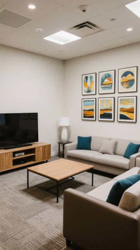 现代客厅布置图图片