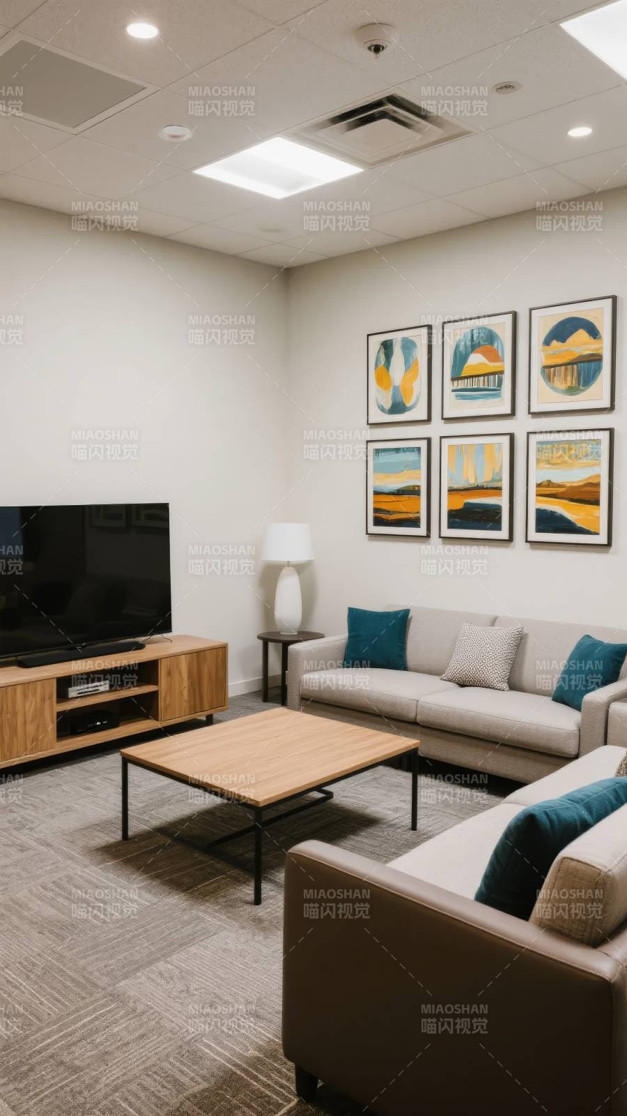 现代客厅布置图图片