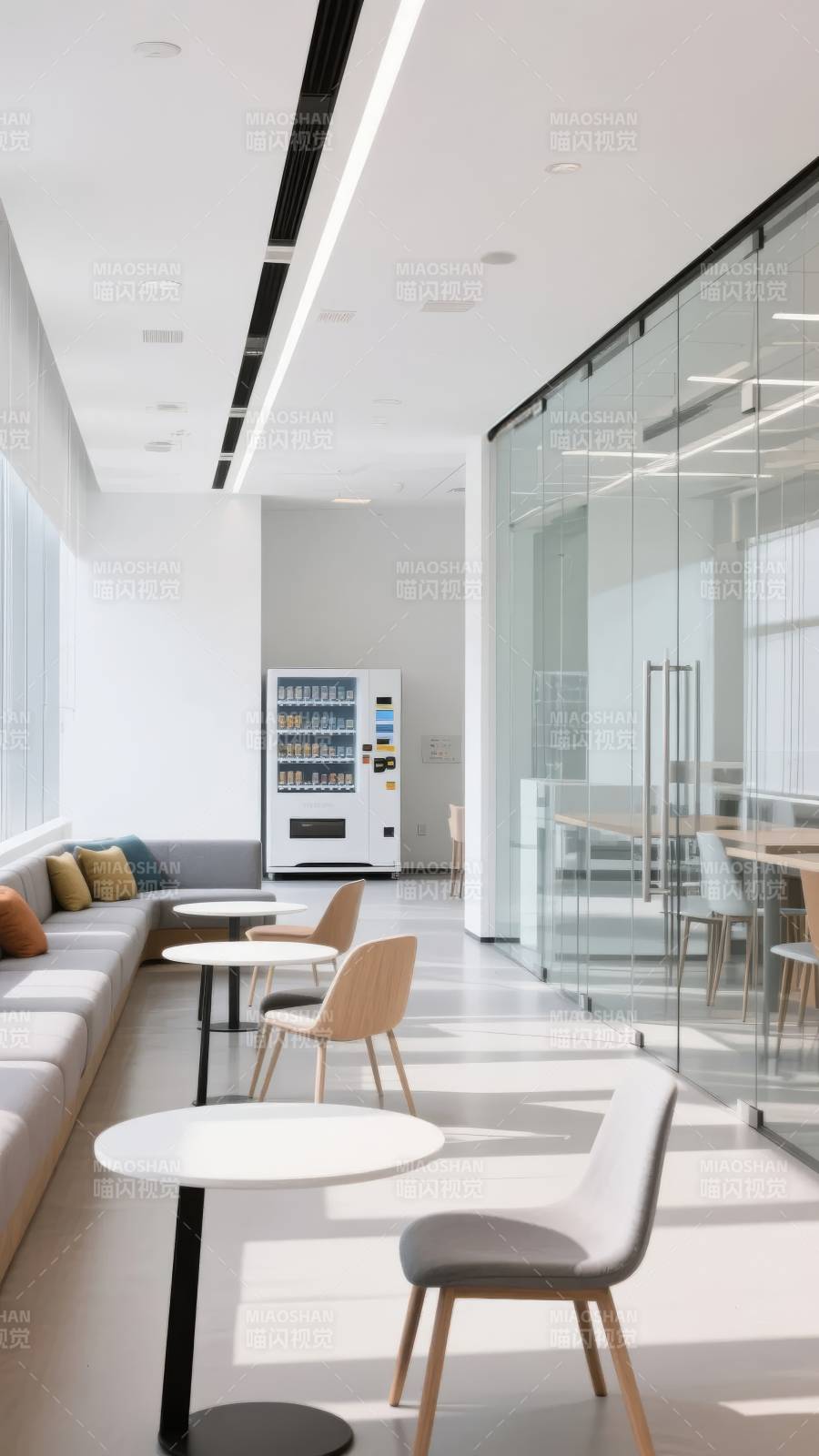 现代办公休息区图片
