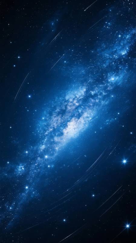 星河璀璨夜空图片