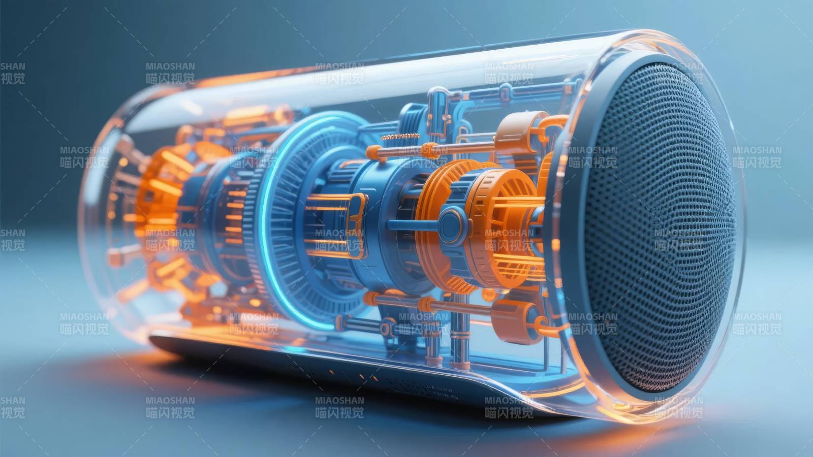 透明音箱内部结构图片