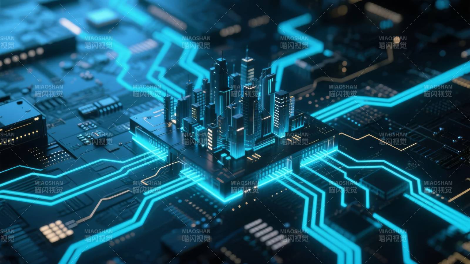 智能城市电路图图片