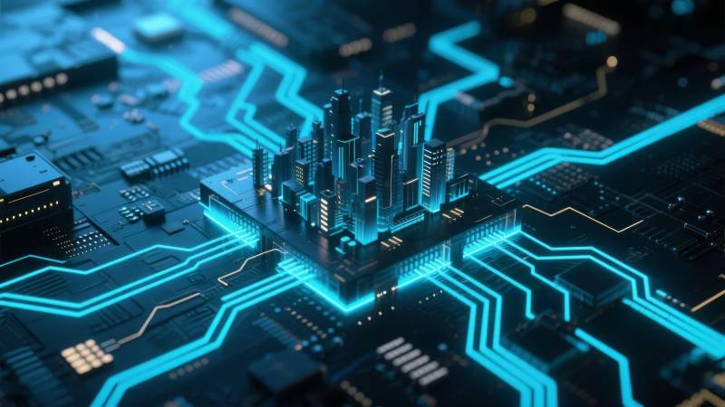 智能城市电路图图片