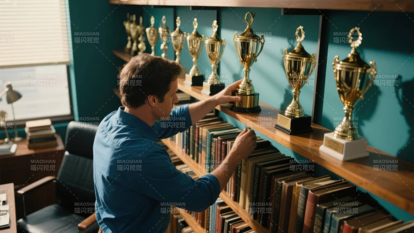 奖杯陈列室图片