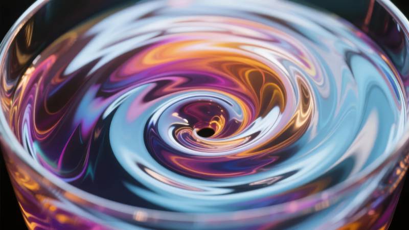 漩涡幻彩图片