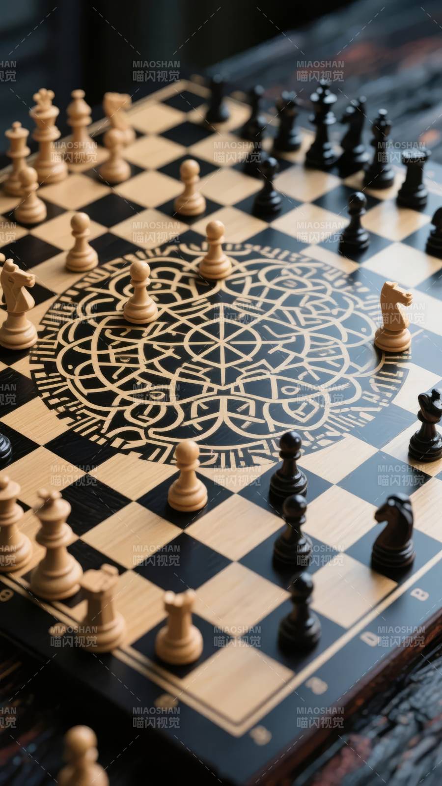 棋局中的智慧对决图片