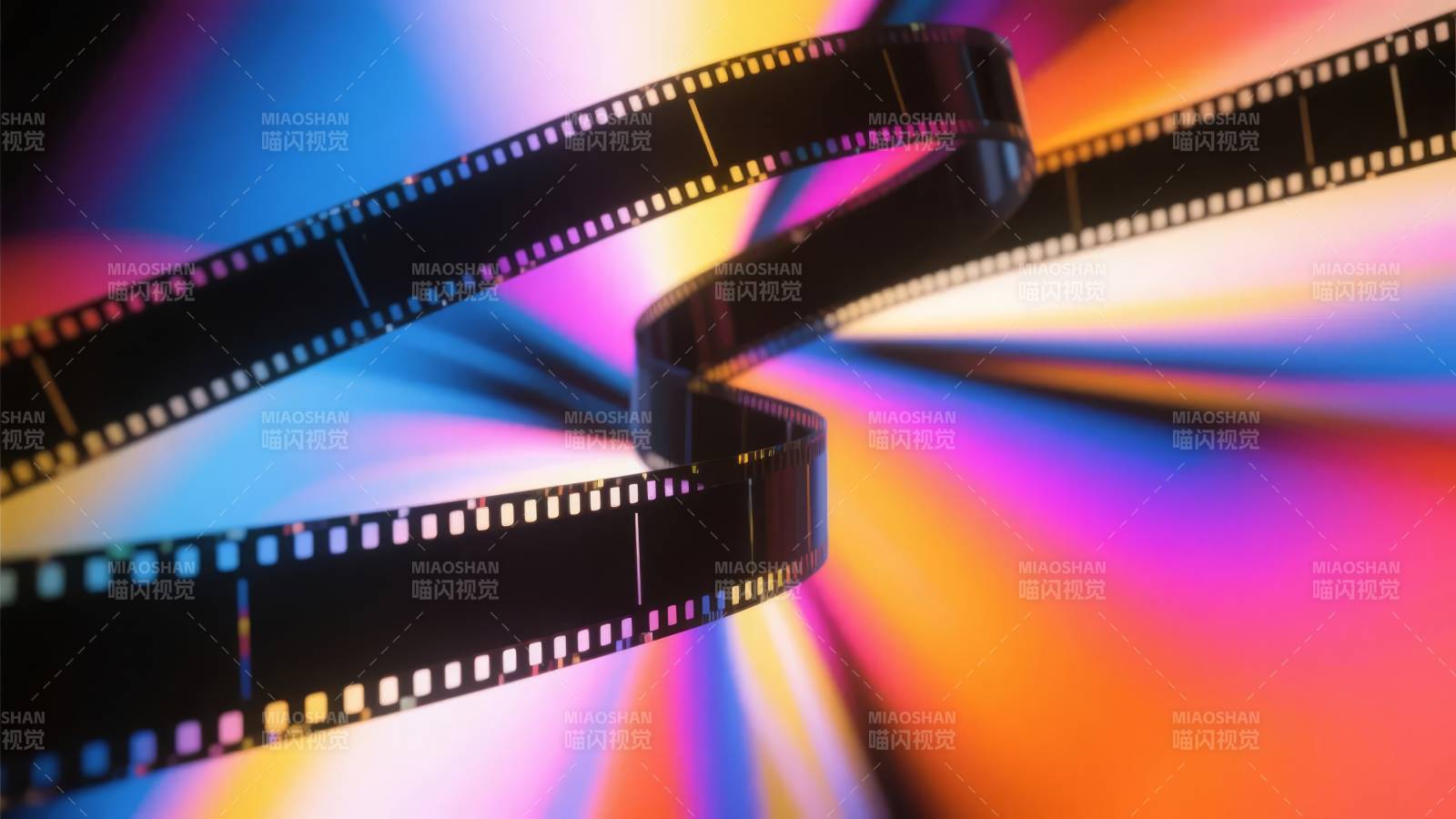 光影交织的胶片艺术图片