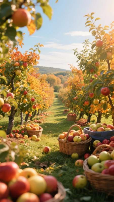 秋日果园丰收景图片