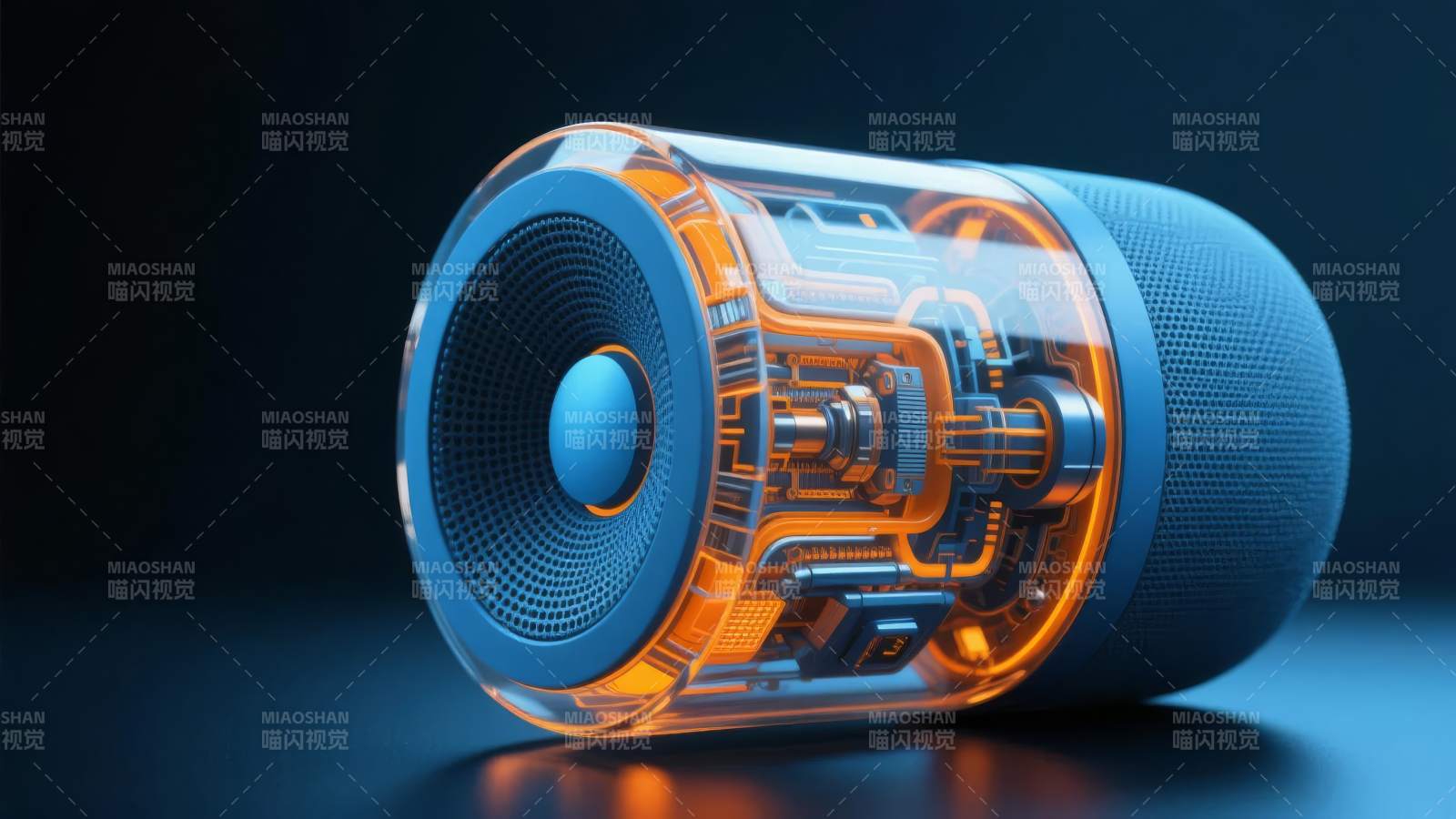 透明音箱内部结构图片