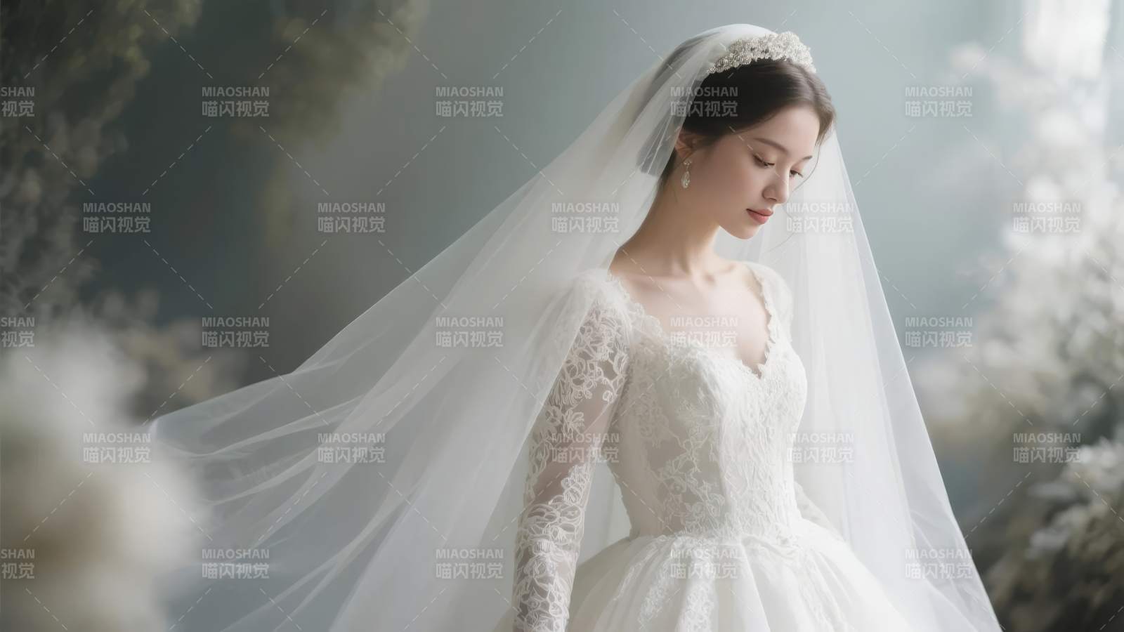 新娘的梦幻瞬间图片