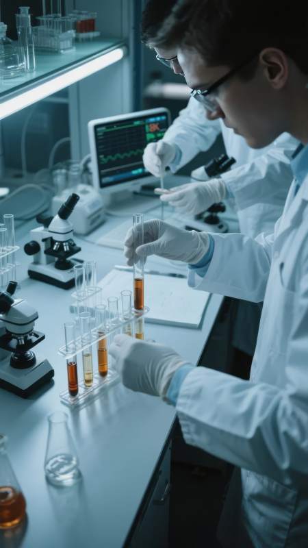 实验室科研瞬间图片