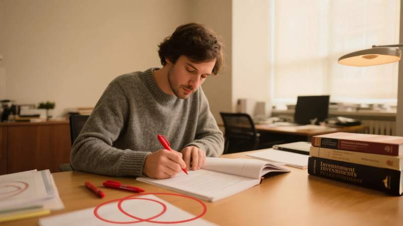 专注学习的青年图片