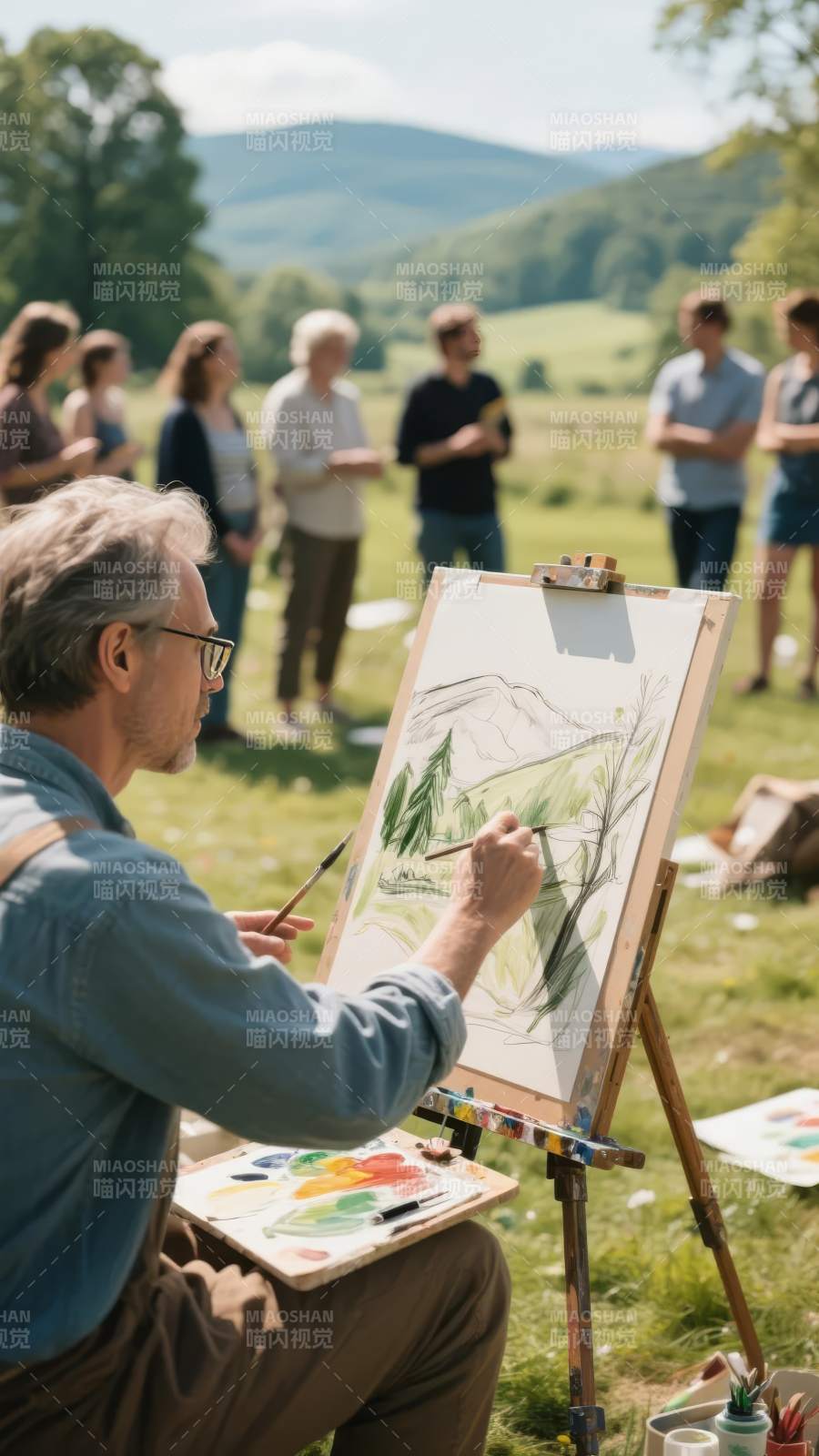 户外写生 自然之美图片