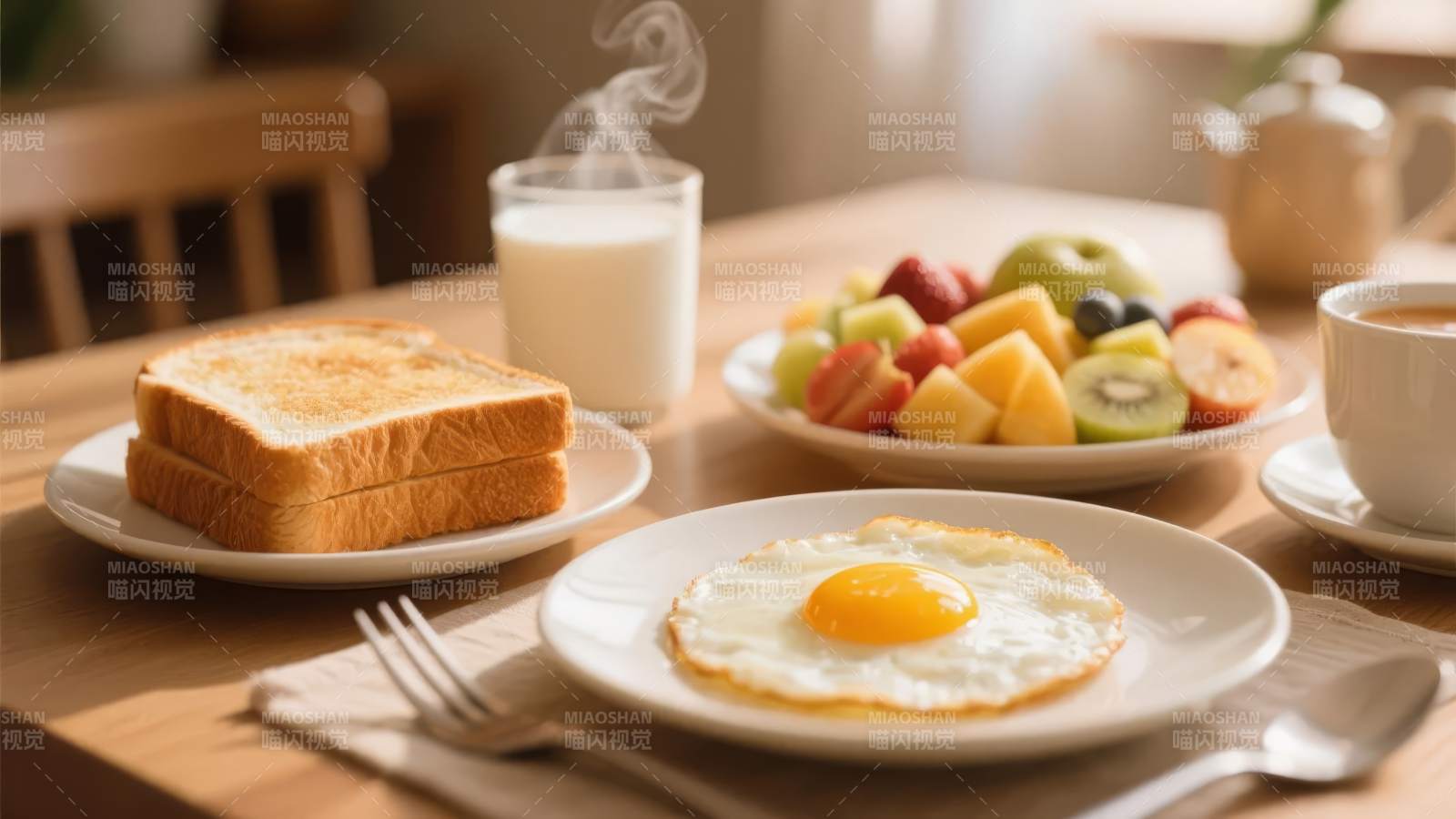 美味早餐时光图片
