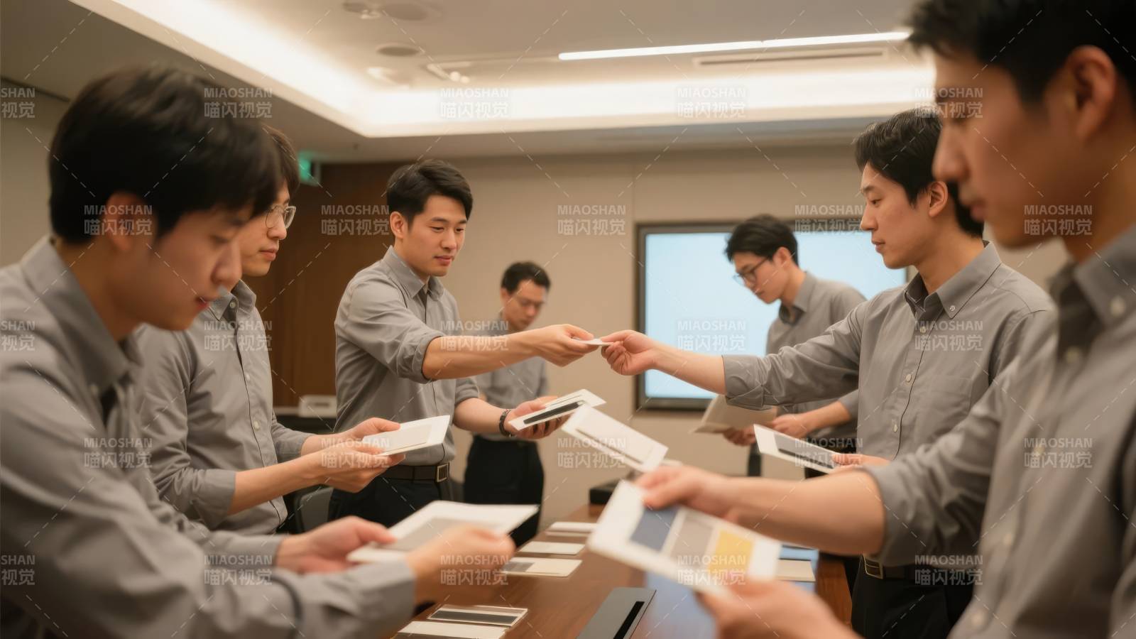 团队协作传递文件图片