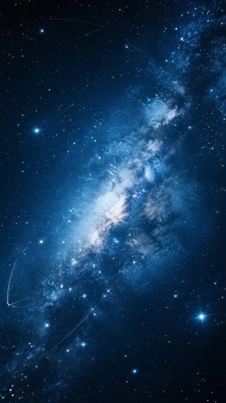 星河璀璨夜空图片