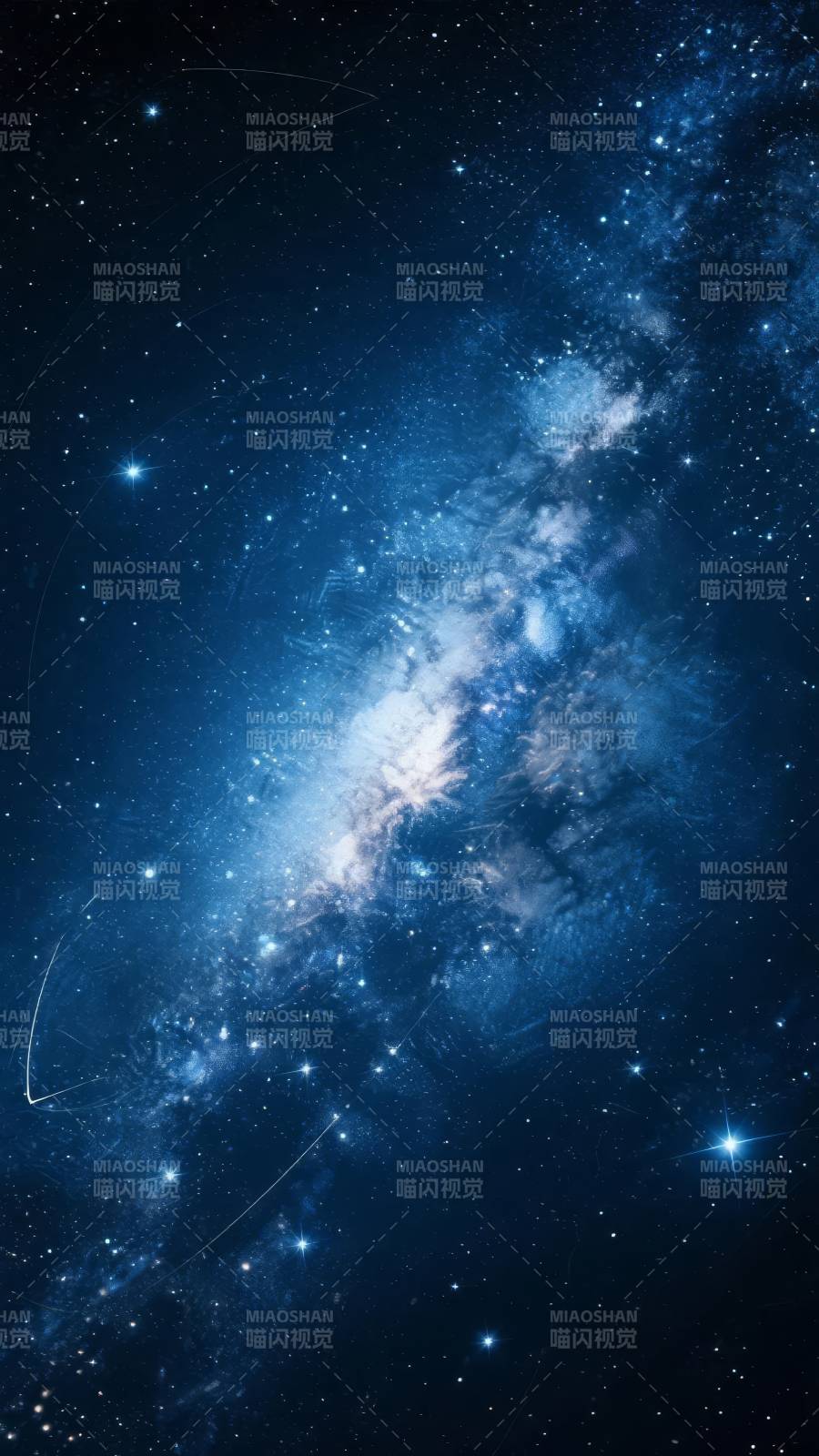 星河璀璨夜空图片