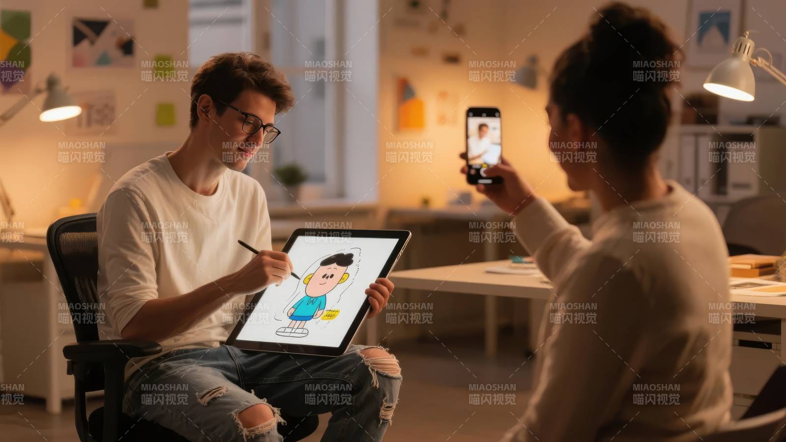 创意工作瞬间图片