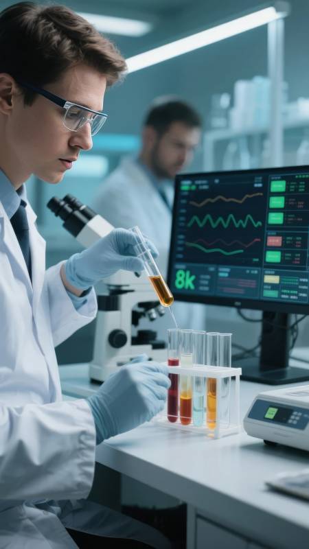 实验室科研瞬间图片